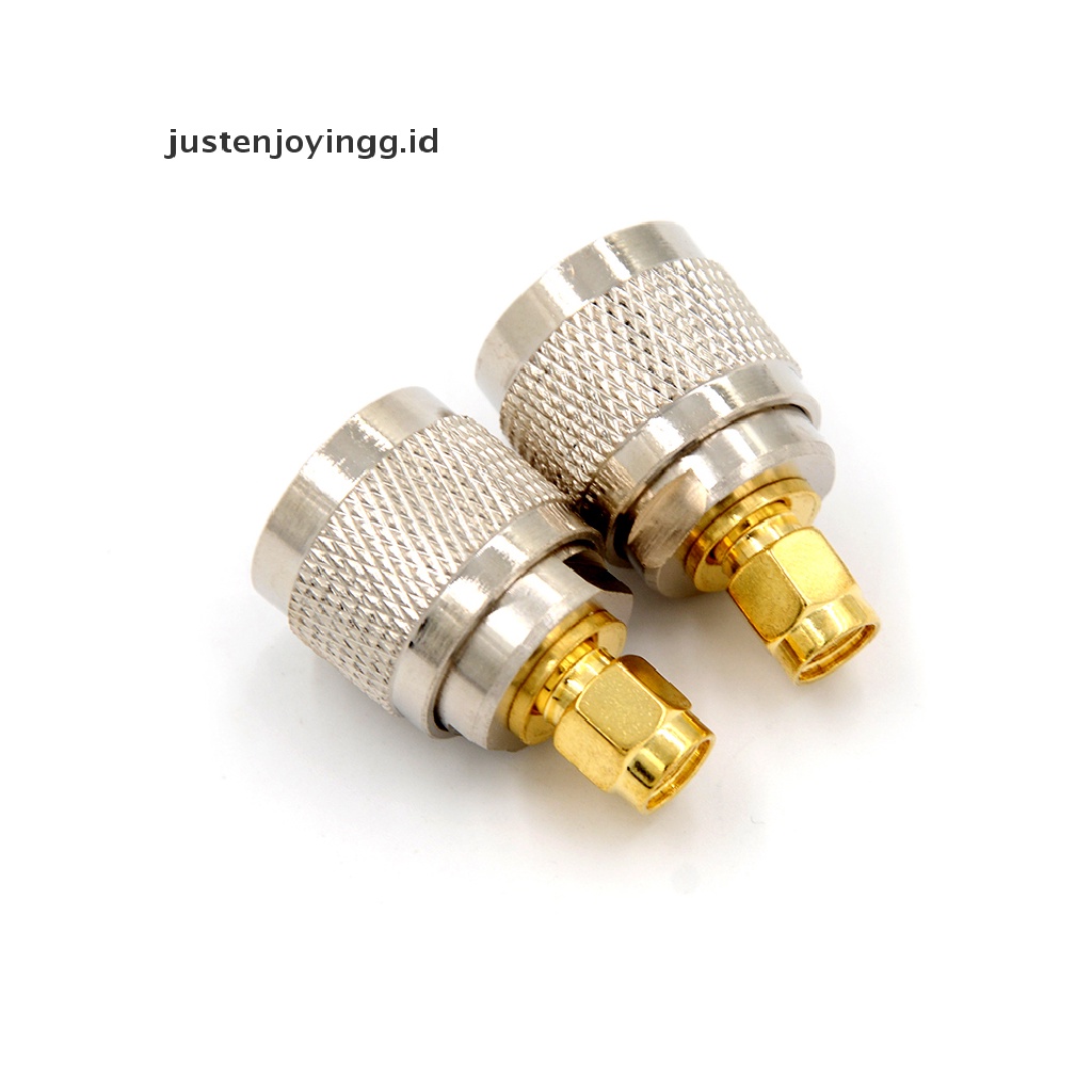 Adapter Konektor Coaxial RF Tipe N Male Plug Ke SMA Male