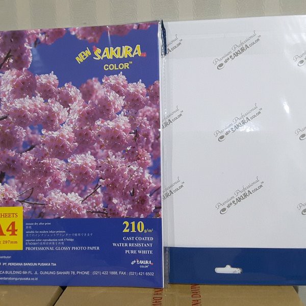 

Special Paper Sakura 210 Gram Glossy Kertas Foto Sakura 210 Gram Glossy Diskon