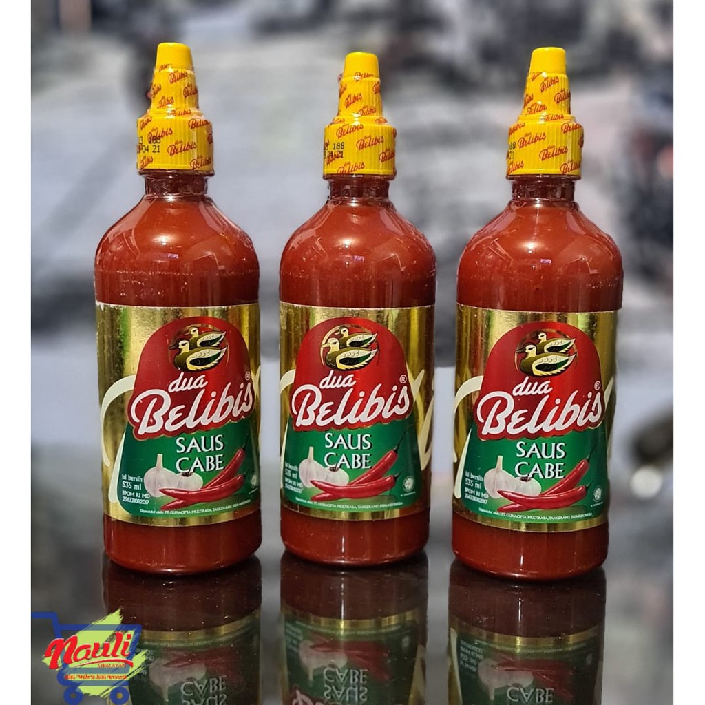 

sambal saus cabe dua belibis 535ml