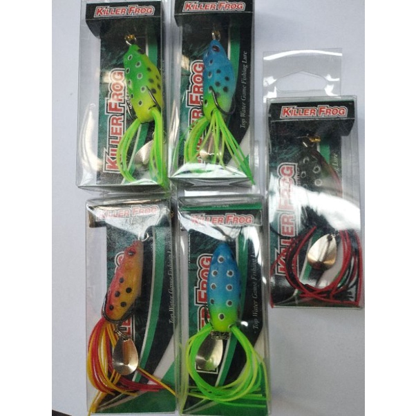 Umpan Casting Frog Killer Umpan Kodok Tiruan Soft Lure Katak Umpan Casting Gabus Toman Ukuran 3 cm