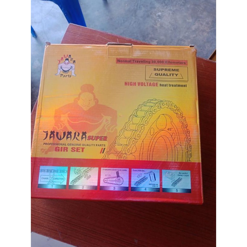 GIR SET GEAR PAKET REVO ABS FIT NEW KARISMA SUPRA X 125 NEW FI JUPITER Z SMASH KHARISMA CBR CB150R C