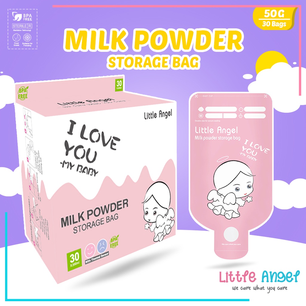 KANTONG SUSU BUBUK BAYI SUFOR PLASTIK SUSU FORMULA BABY MILK POWDER Storage Bag ORI 30pcs ASI COD