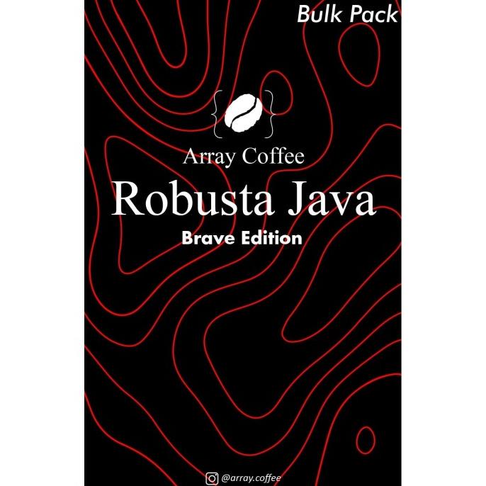 

[COD] Biji Kopi Robusta Java Brave (Biji/Bubuk) 1KG BULK PACK [COD]