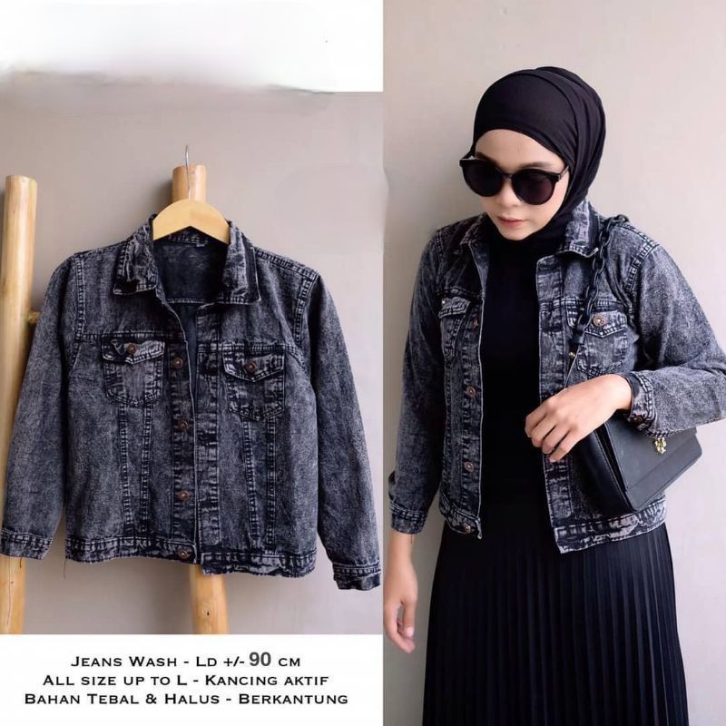 JAKET JEANS WANITA BEST SELLER