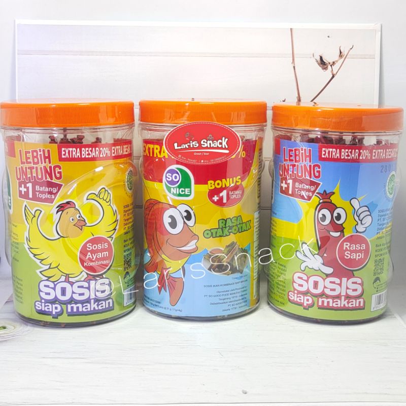 

Sosis So Nice Ready to Eat (1 Toples isi 24)
