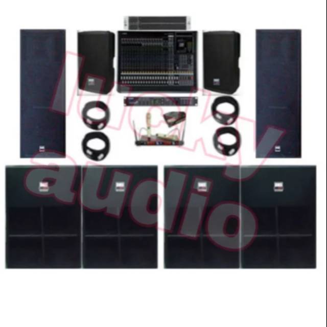 Paket Sound system Yamaha MGP24X 24 channel original indoor outdoor