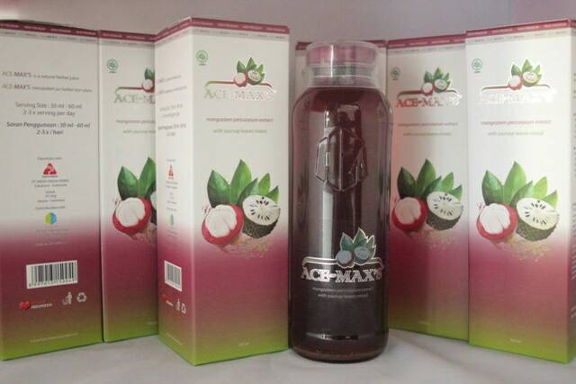 

Ace Max 's ekstrak Kulit Buah Manggis + ekstrak Daun Sirsak