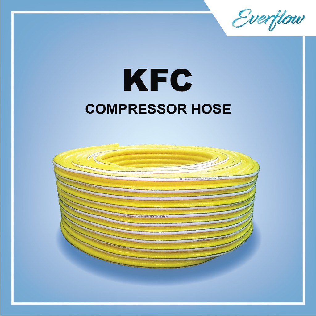 Selang Angin Kompresor Kemanflex 5/16 inch Include Fiting Nozzle 20 mtr Tebal