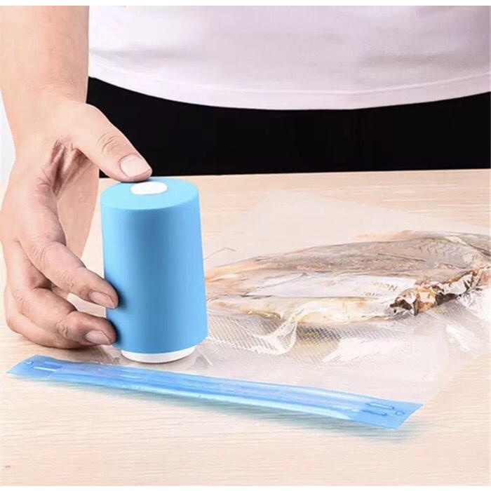 Sealer Pompon Mini Usb Vacuum Food Sealer Plastic Travel Bag Sealer