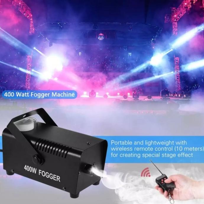 DESINFEKTAN FOGGING / FOG MACHINE ATAU MESIN ASAP SMOKE 400 WATT