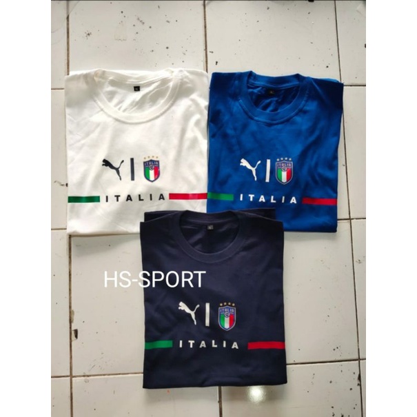 KAOS ITALY BAJU BOLA ITALY BAJU ITALY WORLD CUP EURO KATUN COMBED 30S