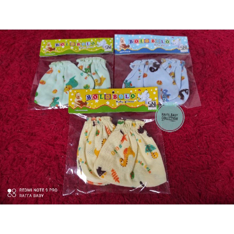 SNI BOLOBOLO_1 SET SARUNG TANGAN+SARUNG KAKI BAYI