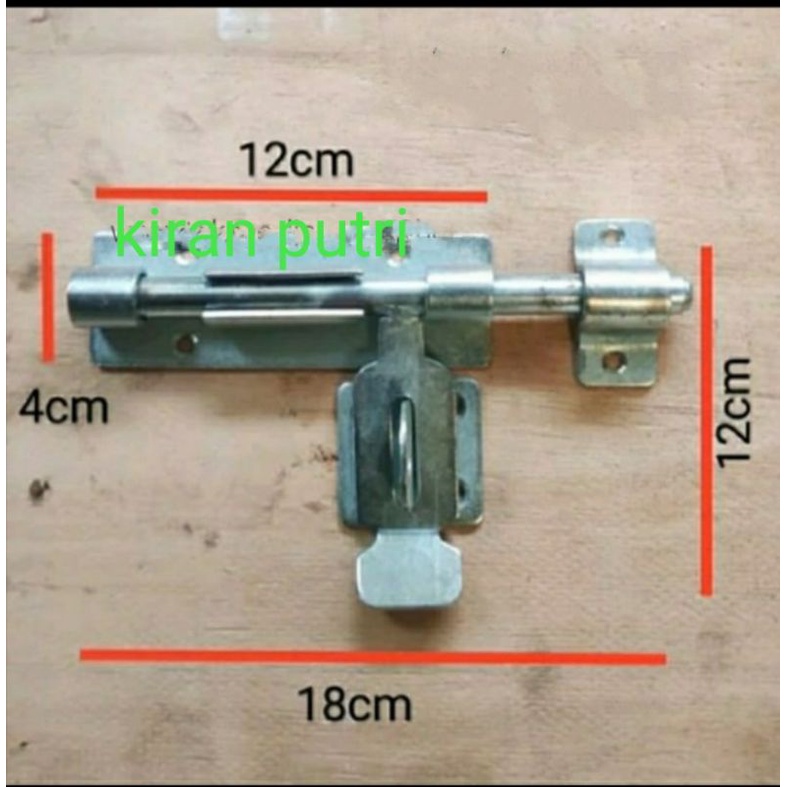 grendel slot kuncian gembok pintu ornamen aksesoris pagar dan gerbang