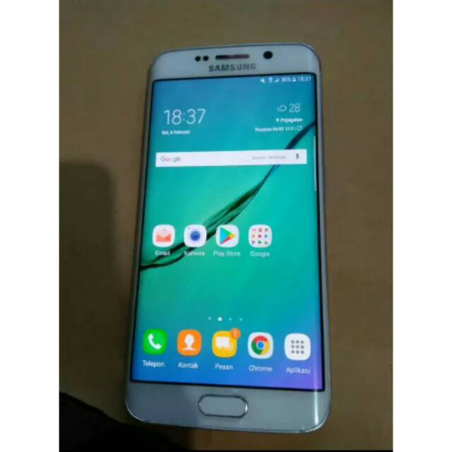 HP SAMSUNG S6 EDGE PUTIH 64GB RAM 3GB (SECOND)
