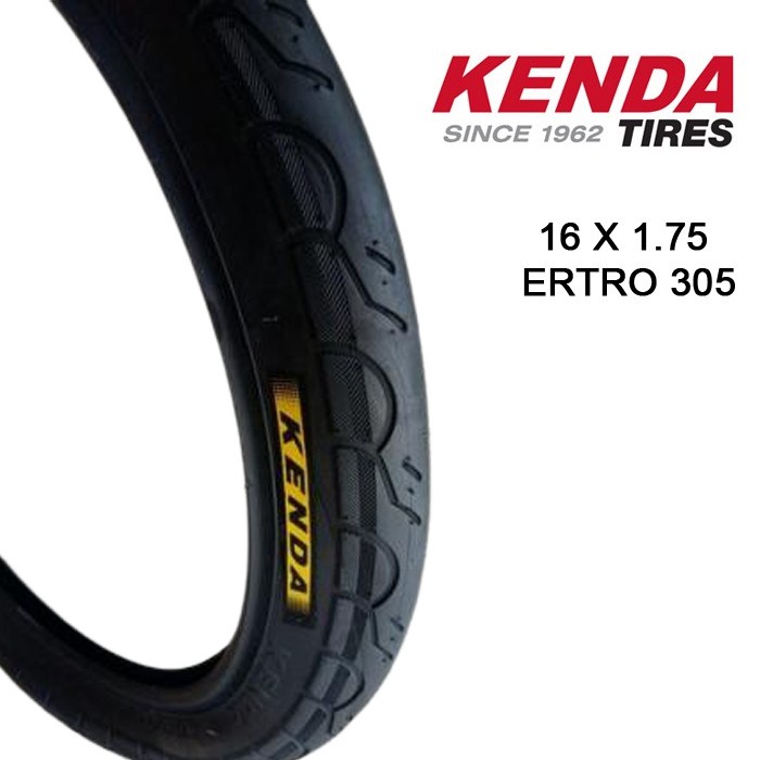 Ban Luar KENDA 16 x 1.75 Ban Sepeda lipat 16&quot; ertro 305