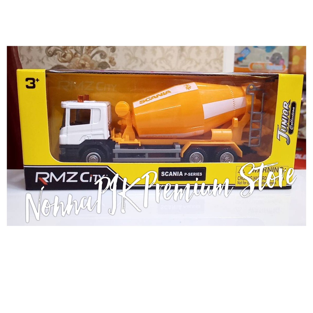 Rmz City Scania P Series Miniatur Truck Truk Molen Cement Mixer Truck