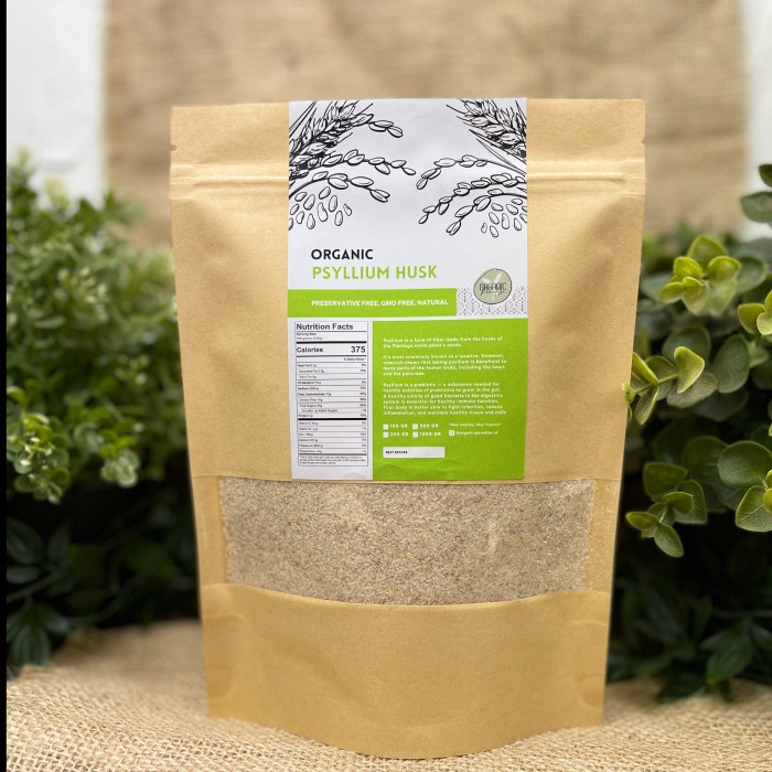 

Premium Psyllium Husk Powder Organic 500 gram Pure