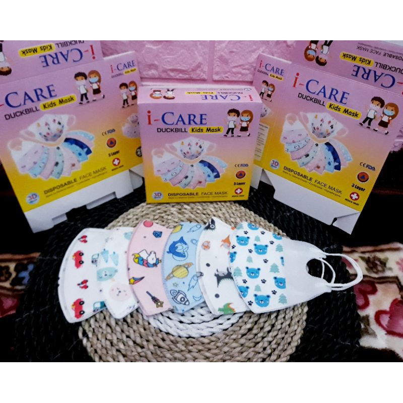  Masker  Anak Duckbill Kids Emboss  Premium Earloop Harga 