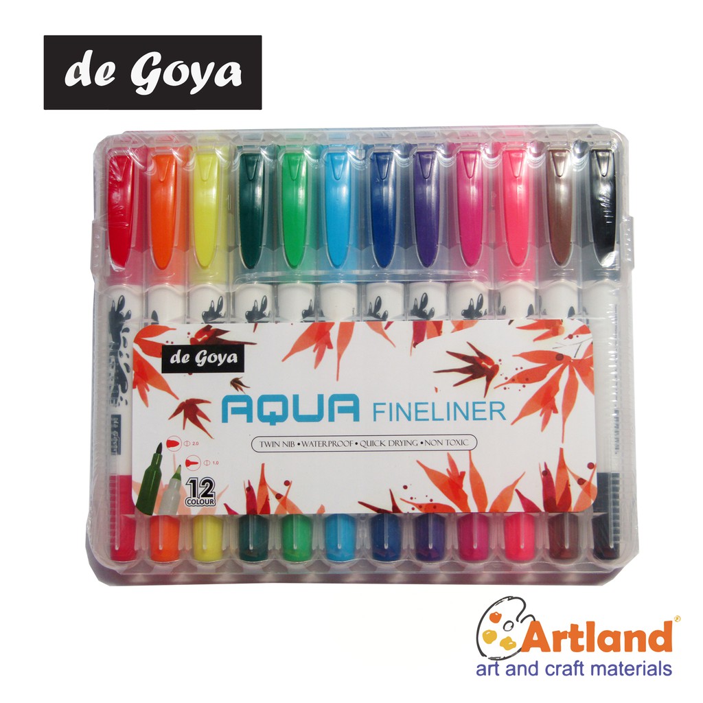 

De Goya Aqua Fineliner Marker 12pc