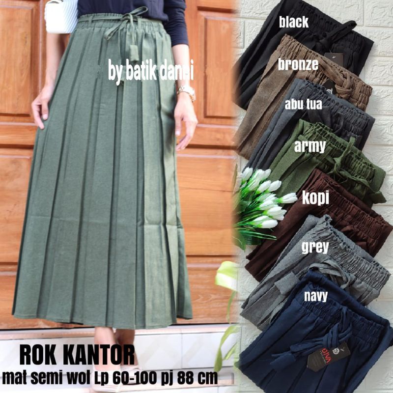 Jual ROK POLOSAN LINGKAR PINGGANG 60-100CM PANJANG 88CM | Shopee Indonesia