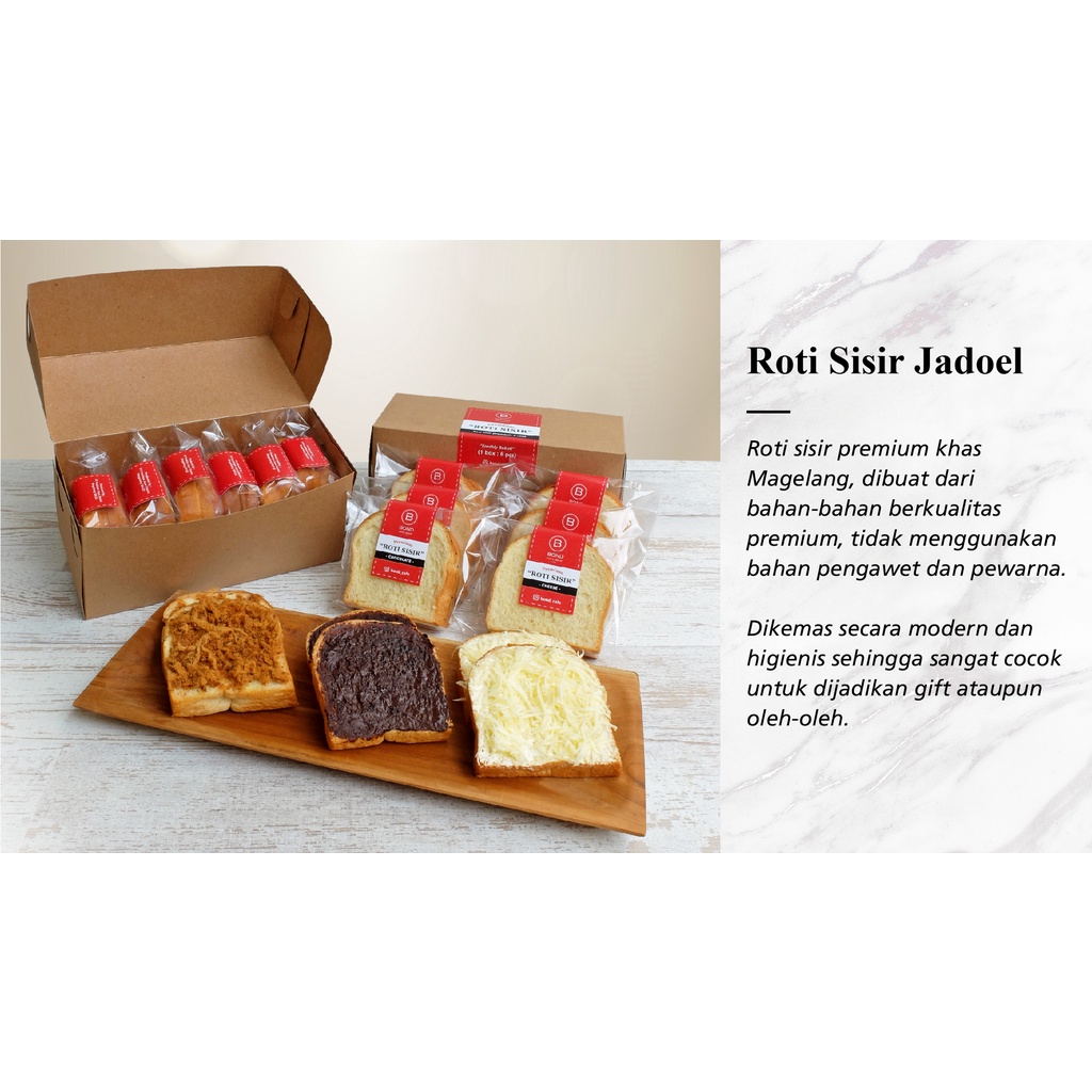 

Roti Sisir Jadoel Original Custom Rasa 1 Box Isi 6