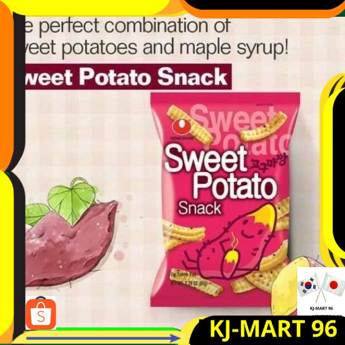 

SNACK KOREA HALAL NONGSHIM KOREAN SWEET POTATO SNACK UBI KOREA IMPOR