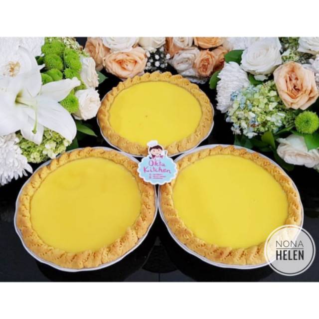 Resep kue tart susu piring