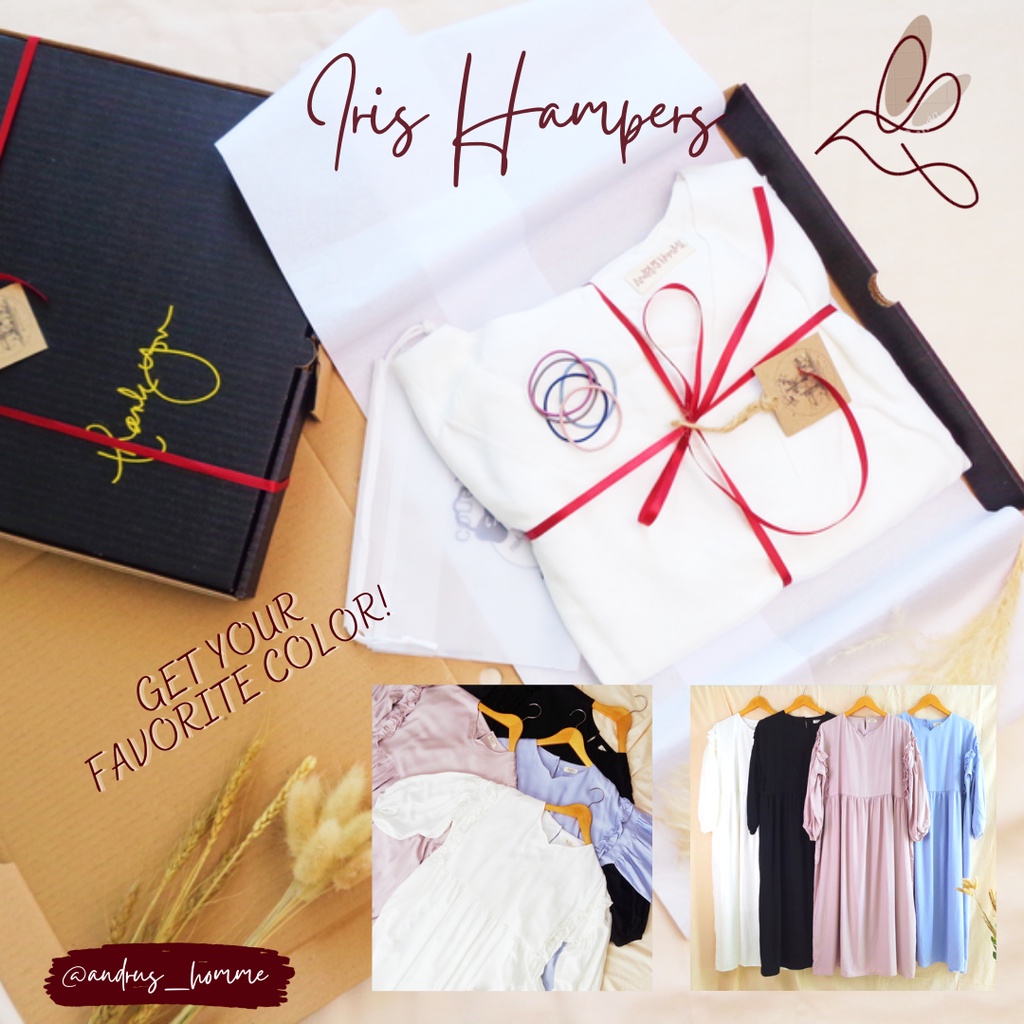 Hampers Lebaran Parsel Ramadhan Baju Dress Wanita dan Gamis