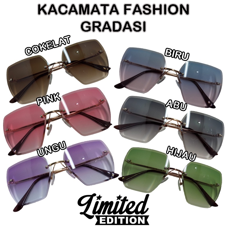 Dennos GS-24 Kacamata Wanita INS Fashion Aksesoris Little Bee Gaya Pantai Big Frame Sunglasees