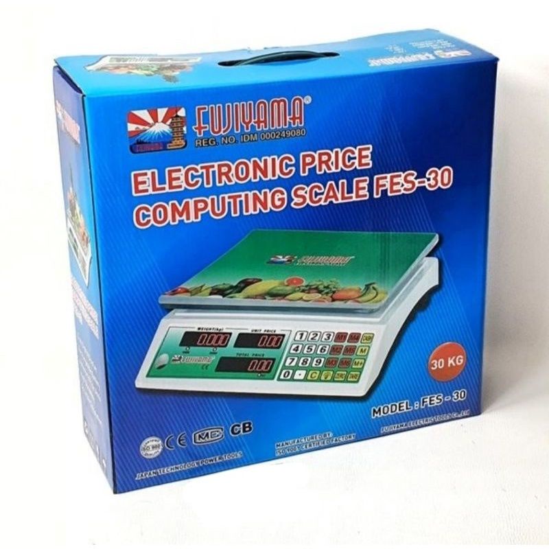 Timbangan Digital FUJIYAMA 30KG Timbangan Buah / Sembako / Laundry / Digital 30 Kg