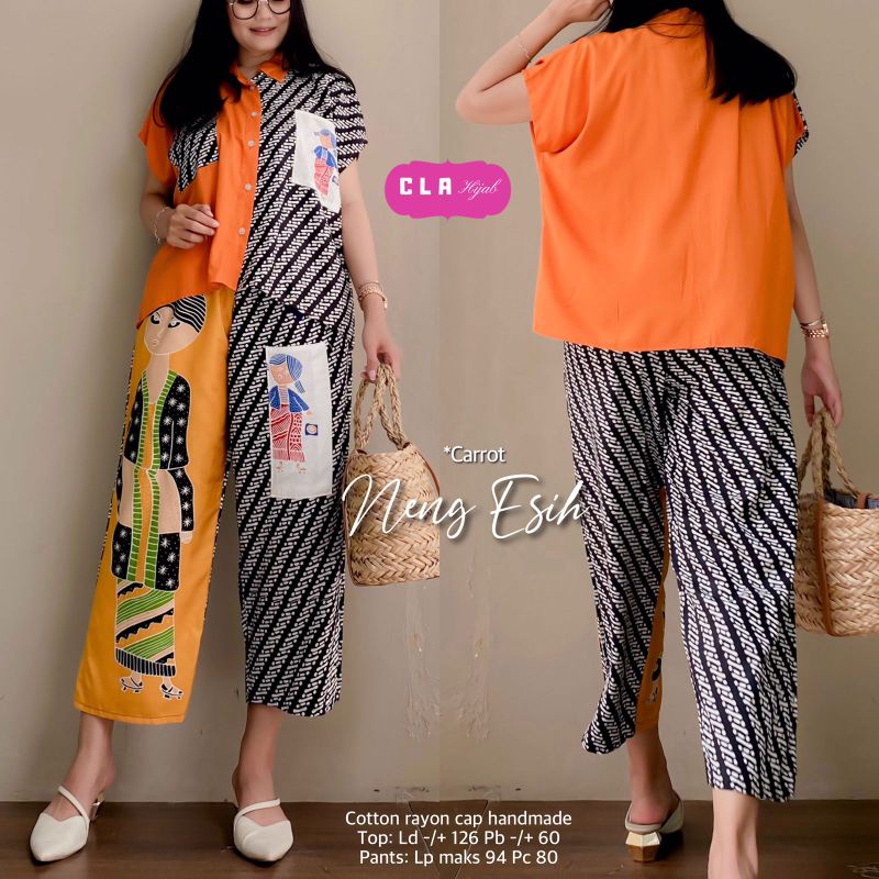 Neng Esih Set Ori CLA Hijab Setelan Pakaian Wanita Surakarta Solo