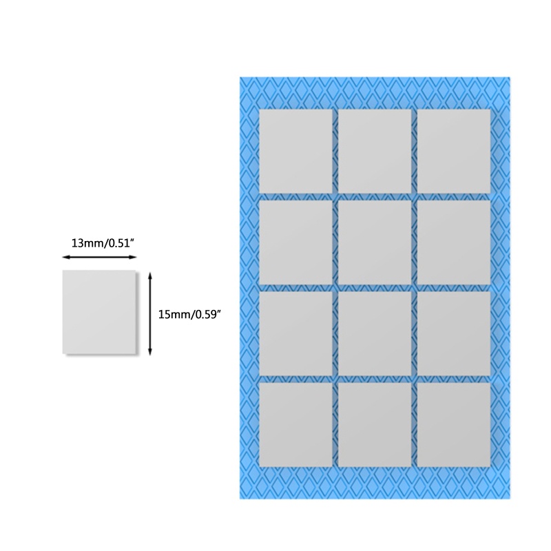 Btsg Thermal Pad 12.8 Untuk w/for m k Insulated Bantalan Silikon Tahan Panas Untuk Laptop