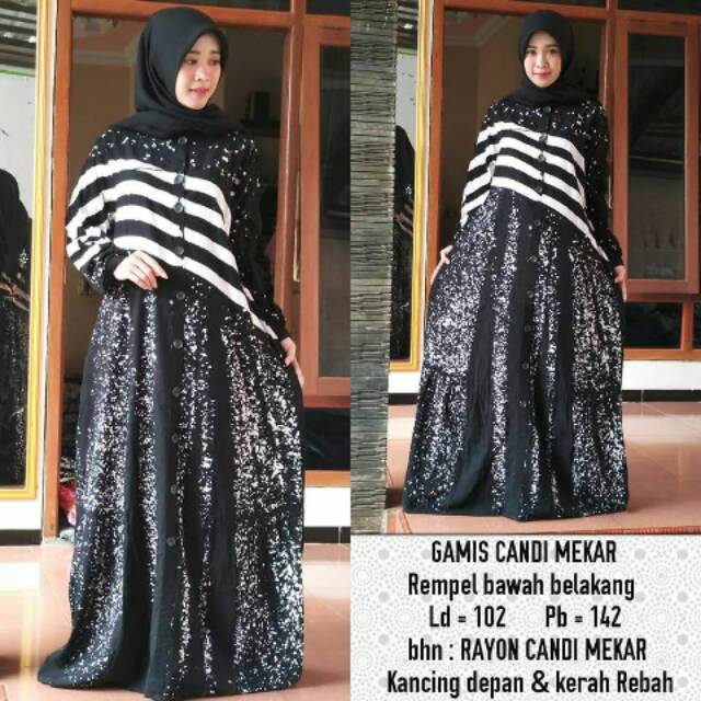 Gamis candi mekar