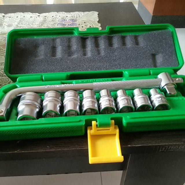 Tekiro Kunci Sok Set 10 Pcs Dr1/2 6 Pt ( Segi 6 )