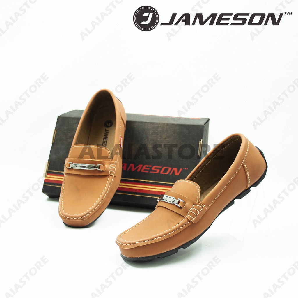 Sepatu loafers casual pria pantofle anti slip Jameson J05 Denmark / sepatu formal / sepatu kerja