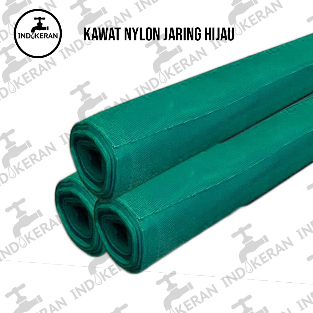 INDOKERAN - Kawat Nylon Jaring Hijau - 1 Roll