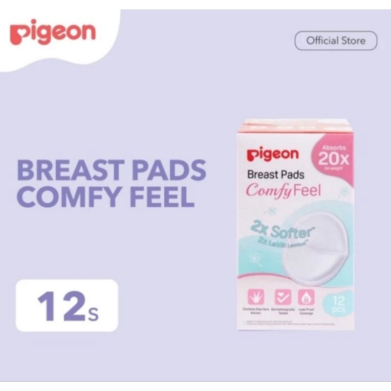 Pigeon Breast pads comfy feel / Penyerap Asi Breastpads Isi 12