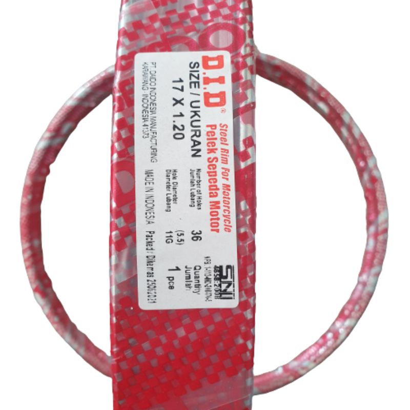 Pelek Velg Vleg Besi Daun Ring 17 Ukuran 120 Did Ori Velg Jari Jari 17 × 120