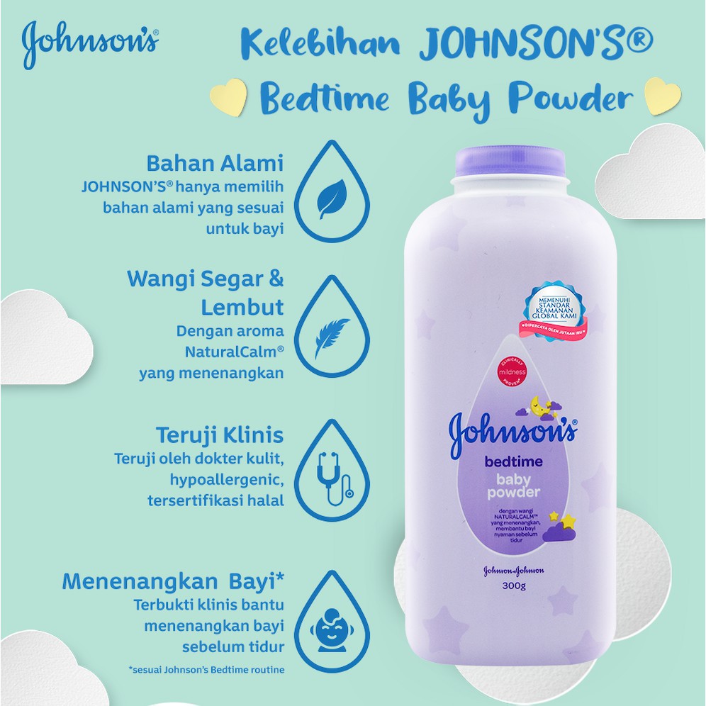 JOHNSON'S Baby Powder - Bedak Bayi 300gr