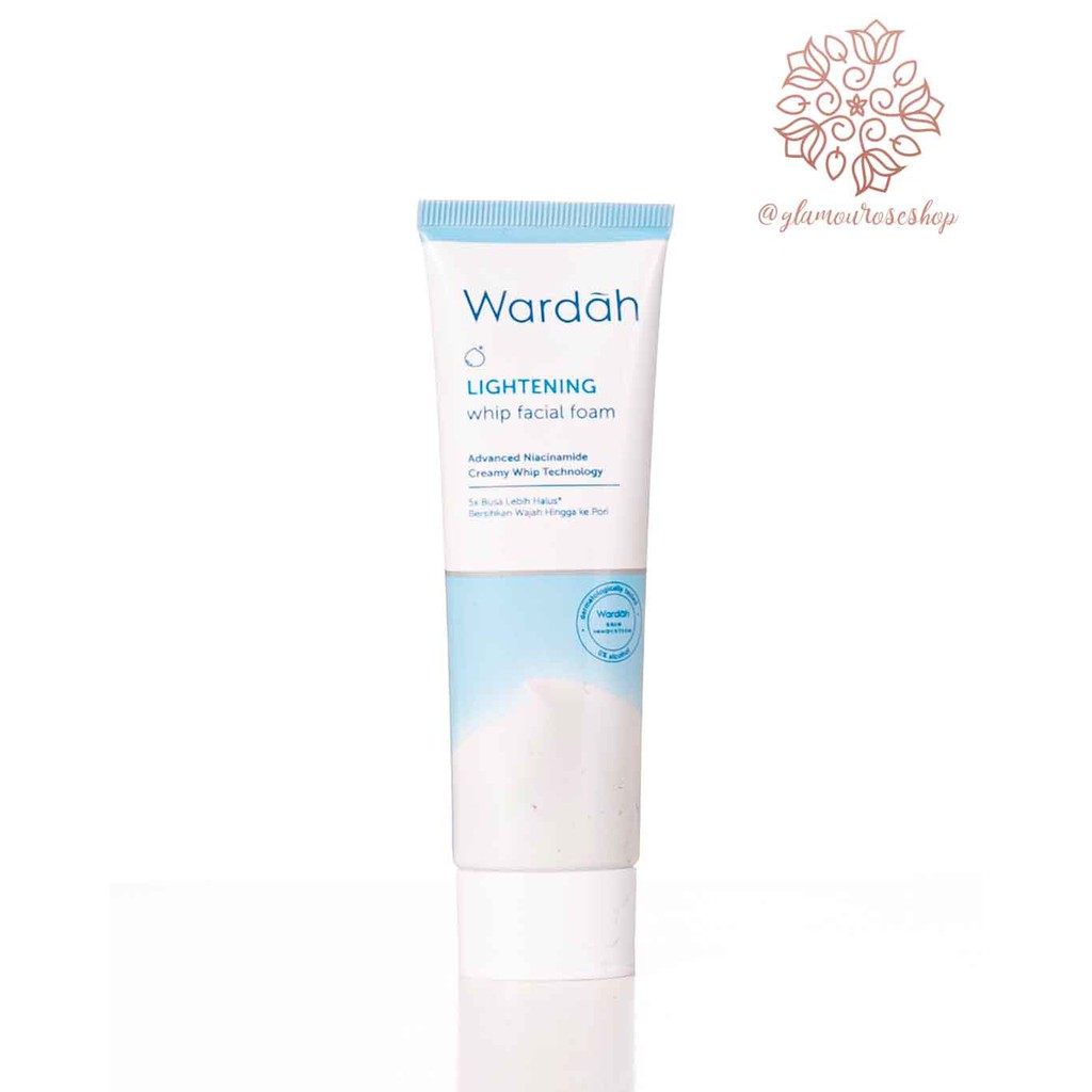 ❤️Glamouroseshop❤️ Wardah Lightening Whip Facial Foam 50 / 100ml