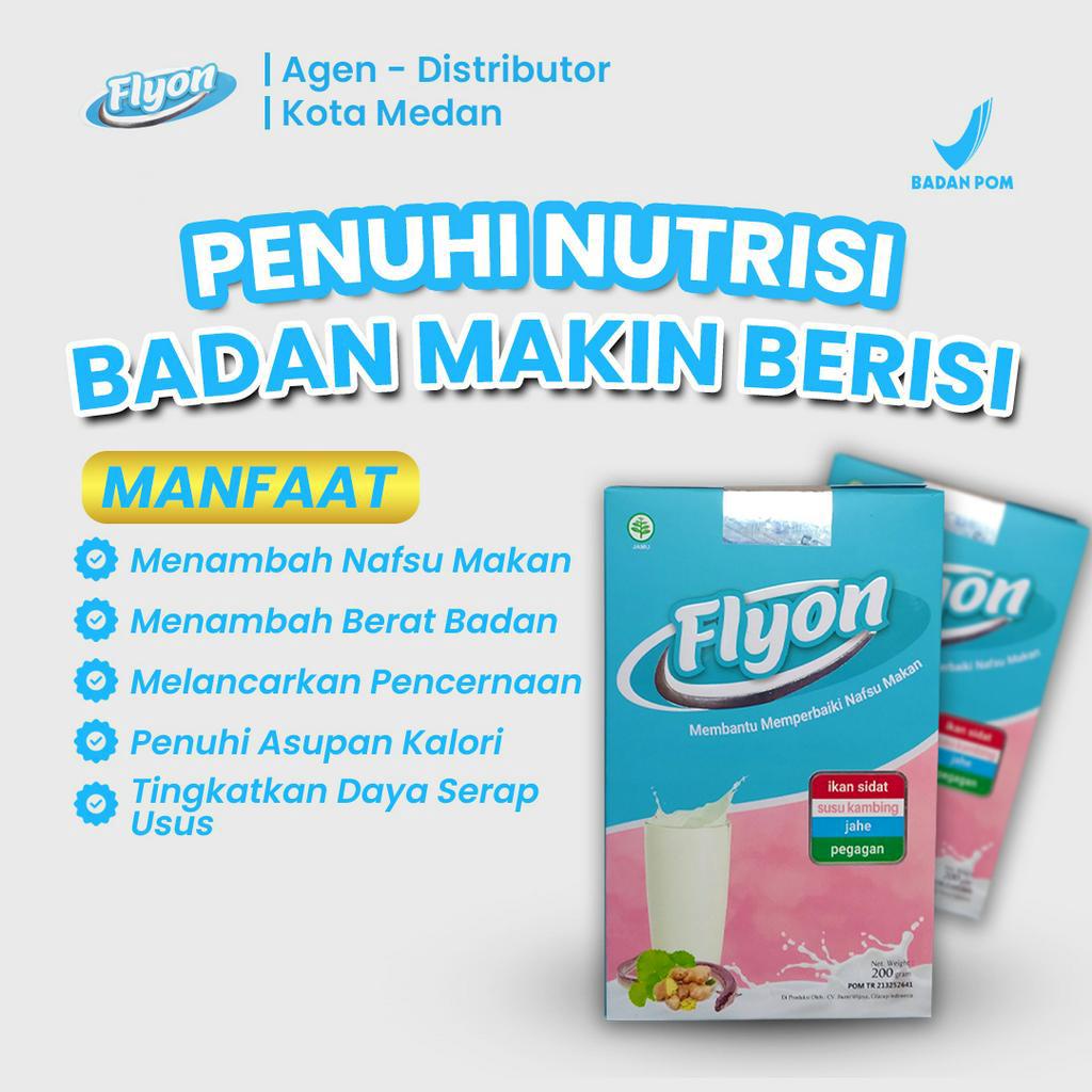 

Susu Penggemuk Flyon Untuk Menambah Berat Badan Menambah Nafsu Makan -