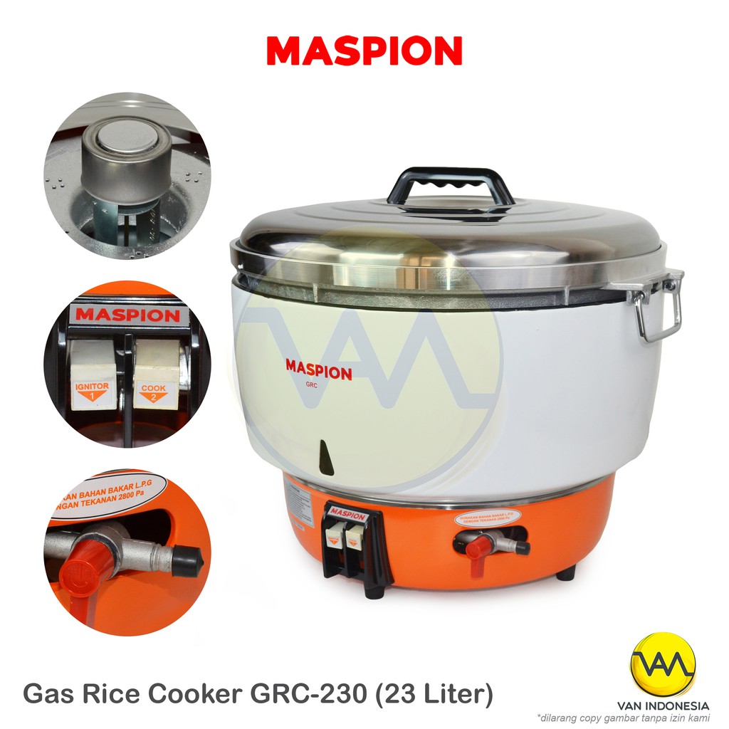 Gas Rice Cooker GRC 230 Maspion Shopee Indonesia