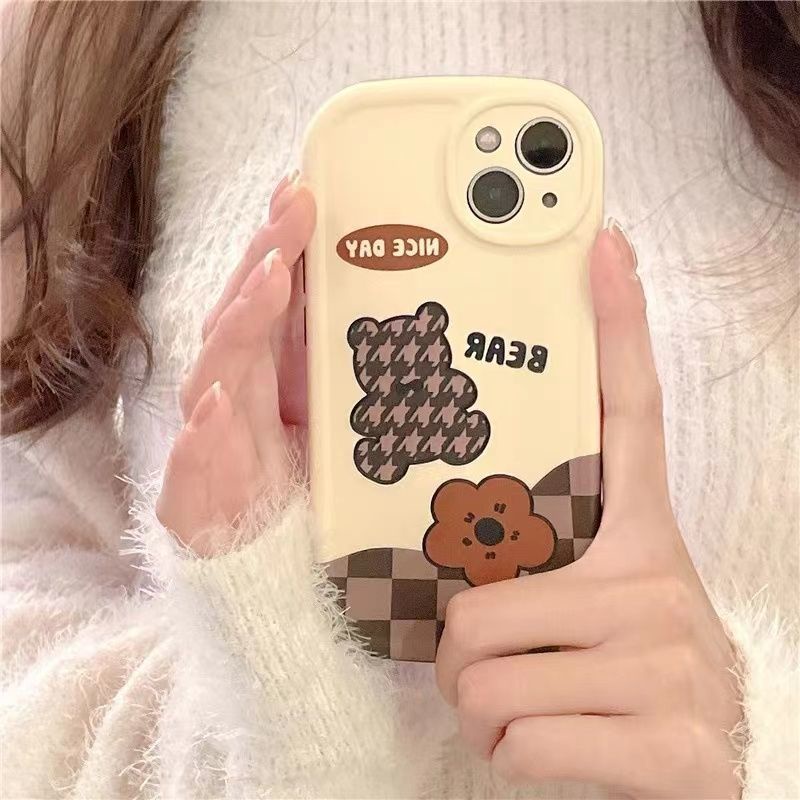 Case Desain Beruang Unik Untuk iPhone 12 13 11 Pro Max X Xs Max Xr ihfgb