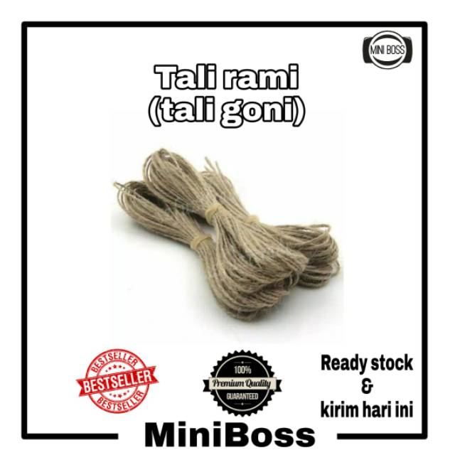 

MB 07 TALI RAMI TALI GONI HEMP ROPE