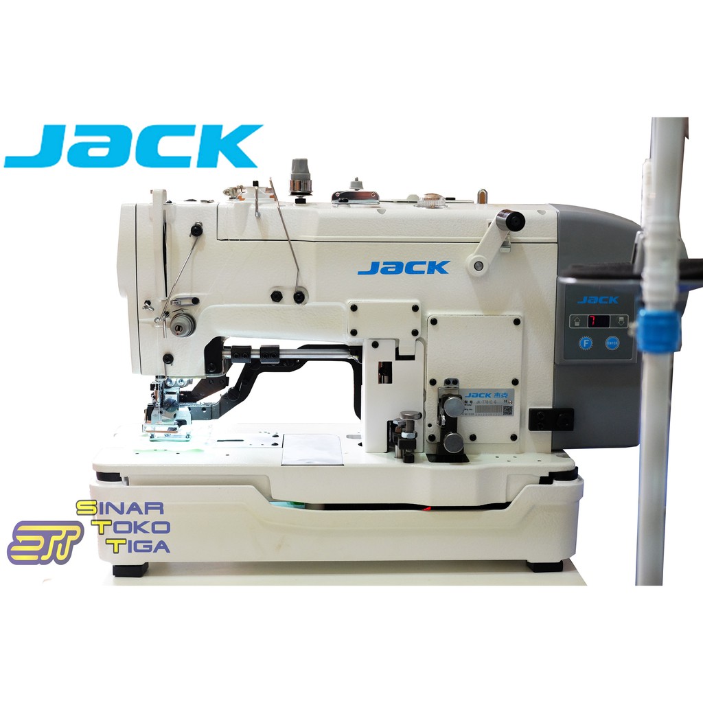 JACK 781 E MESIN JAHIT LUBANG KANCING SERVO HIGH SPEED KONVEKSI 781E