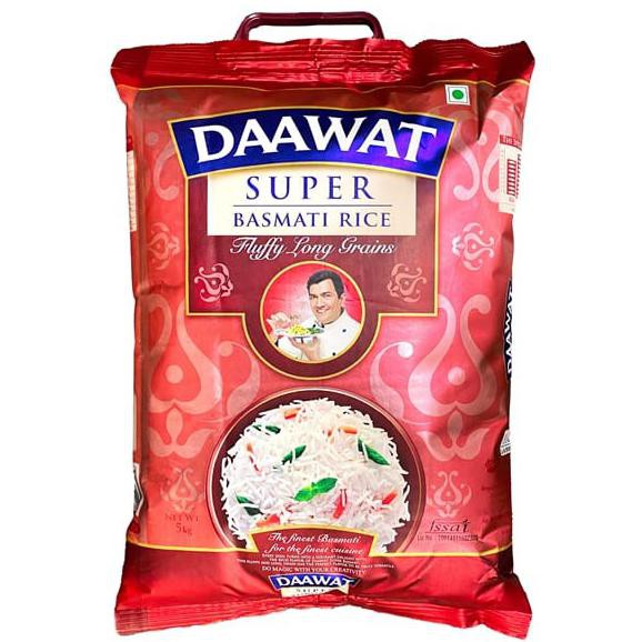 

Ready Stok DAAWAT SUPER BASMATI RICE 5KG Terlaris