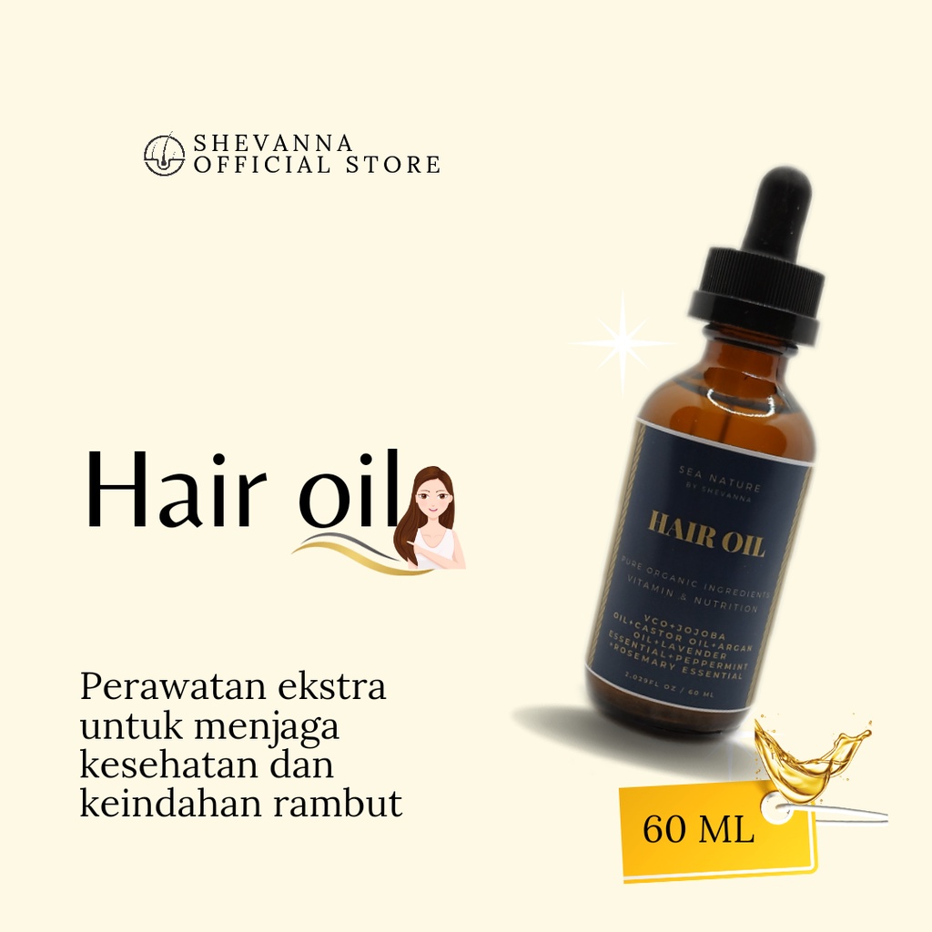 Hair Tonic | Hair Growth Serum | Hair Oil | Paket Komplit Penumbuh Rambut | Treatment Rambut Sea Nature