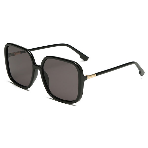 Kacamata Wanita Retro Square Oversized Anti Blue Light / Kaca mata Over size Korean Fashion Hitam Import Sunglasses / TV-127