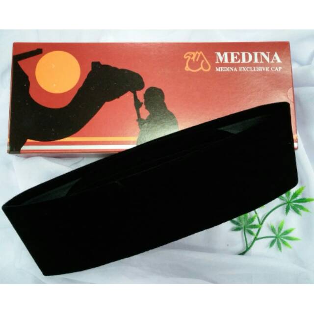Peci songkok hitam medina tinggi 7