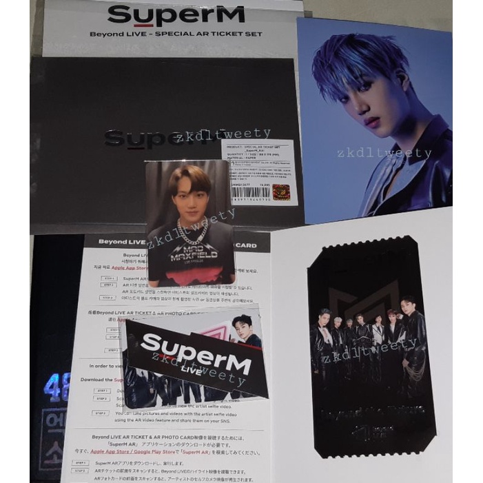 [BEYOND LIVE] SPECIAL AR TICKET SET SUPERM KAI